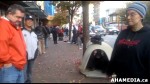 16 AHA MEDIA sees Roland Clarke with Pat’s Dogloo on Bottle Block in Vancouver DTES