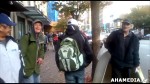 18 AHA MEDIA sees Roland Clarke with Pat’s Dogloo on Bottle Block in Vancouver DTES