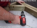 87 AHA MEDIA sees HXBIA Tool test fit solar panel mount on New Year Day Jan 1, 2014