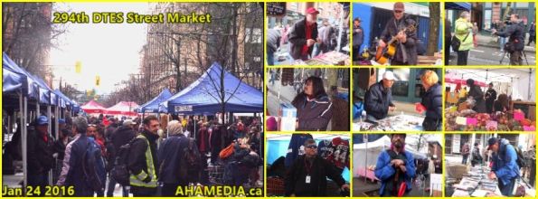 0 AHA MEDIA at 294th DTES Street Market in Vancouver on Jan 24 2016